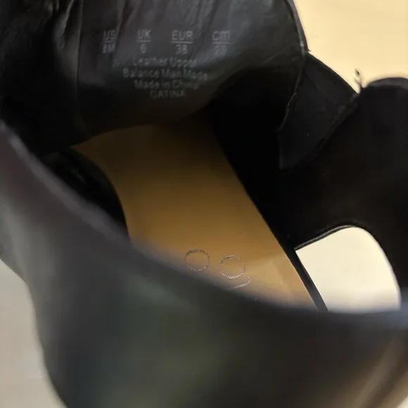 Black Women's Open-Toe Heels - Picture 7 of 7